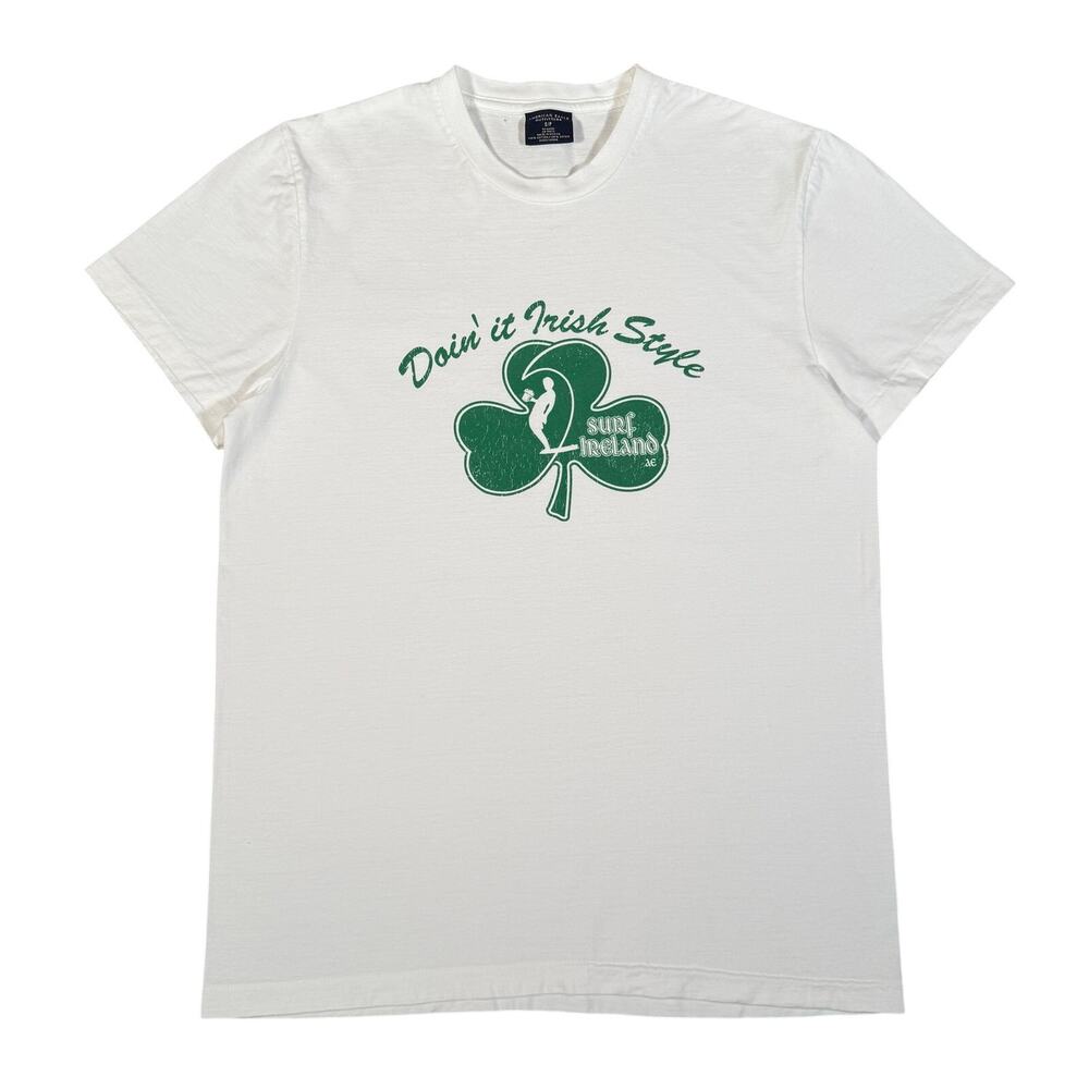 American Eagle Outfitters “Doin It Irish Style” Surf Ireland Graphic Shirt Small